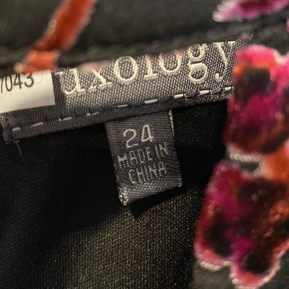 LUXOLOGY Women’s Sleeveless Floral Midi Dress Size 24 - Picture 6 of 11